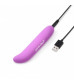 Фиолетовый вибромассажер Pink Vibe для стимуляции точки G и клитора - 12,2 см.