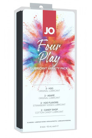 Подарочный набор из 8 саше лубрикантов System JO Four Play