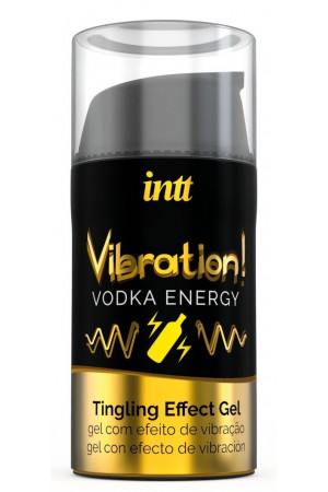 Жидкий интимный гель с эффектом вибрации Vibration! Vodka Energy - 15 мл.