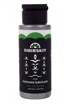 Анальный лубрикант на водной основе SIBIRSKIY с ароматом луговых трав - 100 мл.