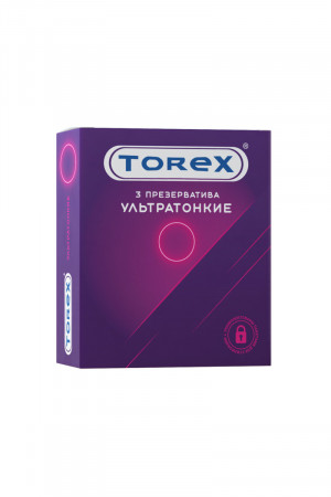 Презервативы ультратонкие torex №3