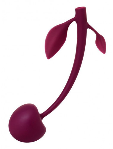 Вагинальный шарик jos cherry силикон вишневый 3,4 см