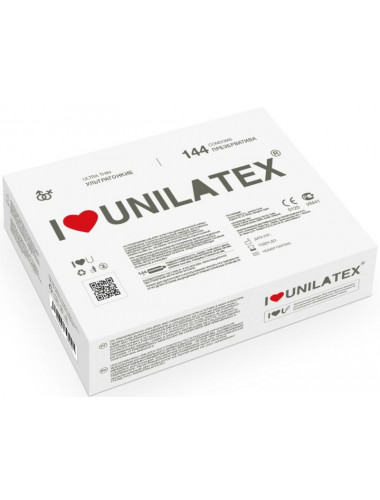 Ультратонкие презервативы Unilatex Ultra Thin - 144 шт.