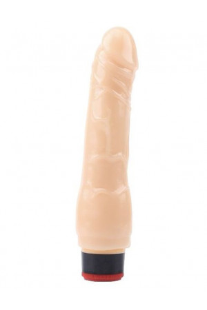 Телесный вибратор-реалистик 8.1 Vibrating Dildo - 20 см.