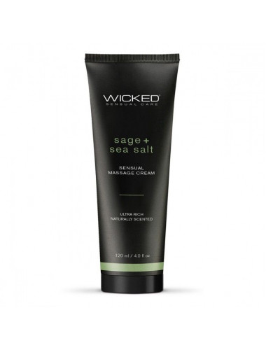 Массажный легкий крем WICKED Sage plus Sea Salt - 120 мл.