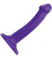 Фиолетовый фаллоимитатор-насадка Strap-On-Me Dildo Dual Density size S - 17 см.