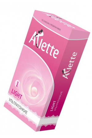 Ультратонкие презервативы Arlette Light - 12 шт.
