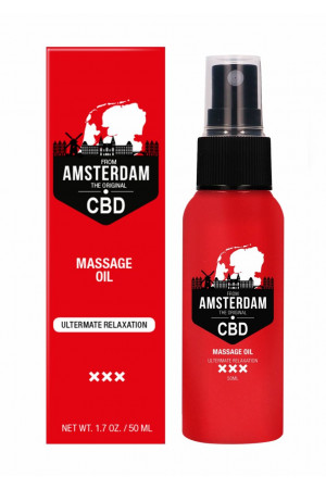 Стимулирующее массажное масло CBD from Amsterdam Massage Oil - 50 мл.