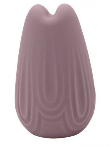 Сиреневый перезаряжаемый вибратор Vase - 7,4 см.