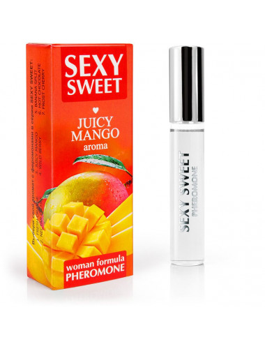Парфюмированное средство для тела с феромонами Sexy Sweet с ароматом манго - 10 мл.