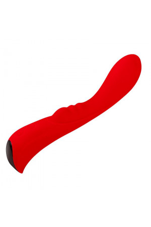 Красный вибромассажер 6  Silicone G-Spot Fun - 19,1 см.