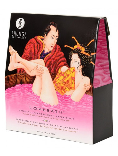 Соль для ванны Lovebath Dragon Fruit, превращающая воду в гель - 650 гр.