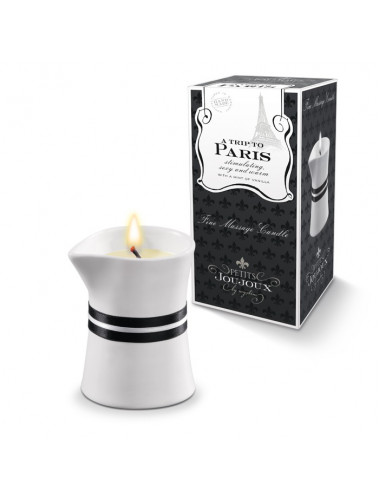 Массажная свеча petits joujoux paris с ароматом ванили и сандалового дерева 120 гр