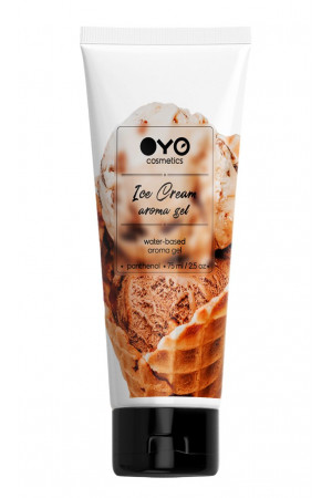 Лубрикант на водной основе OYO Aroma Gel Ice Cream с ароматом пломбира - 75 мл.