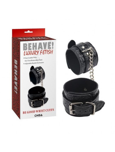 Черные наручники Be good Wrist Cuffs