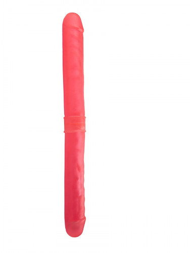 Фаллоимитатор двойной розовый 44 см