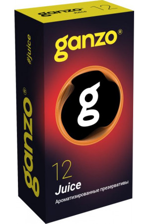 Ароматизированные презервативы Ganzo Juice - 12 шт.