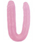 Розовый двусторонний фаллоимитатор 17.7 Inch Dildo - 22,5 см.