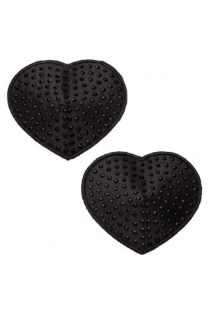Черные пэстисы в форме сердечек Heart Pasties