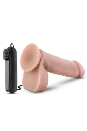 Телесный вибратор THE GOALIE 8INCH DILDO  - 20,3 см.