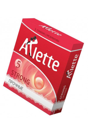 Ультрапрочные презервативы Arlette Strong - 3 шт.