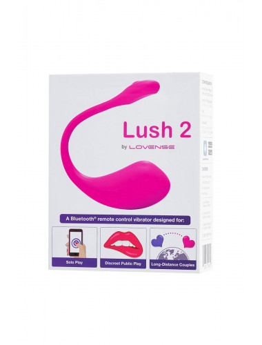 Виброяйцо lovense lush 2 розовый 18 см