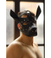Эффектная маска собаки с металлическими заклепками