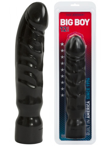 Черный фаллоимитатор-гигант Big Boy - 28,9 см.