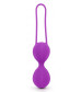 Вагинальные шарики cosmo фиолетовые 15 см