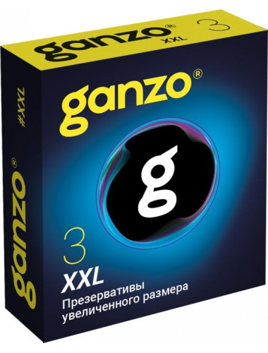 Презервативы увеличенного размера Ganzo XXL - 3 шт.