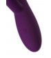 Фиолетовый вибратор-кролик G-Spotter - 19,5 см.