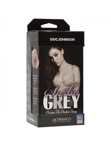 Мастурбатор-вагина Sasha Grey UltraSKYN Cream Pie Pocket Pussy