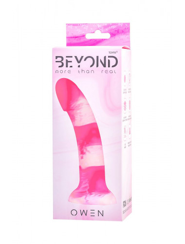 Фаллоимитатор beyond by toyfa owen розовый 18 см