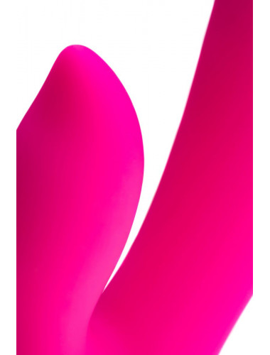 Вибратор с клиторальным стимулятором leroina розовый 19 см