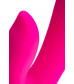 Вибратор с клиторальным стимулятором leroina розовый 19 см