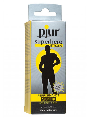 Спрей-пролонгатор длительного действия pjur SUPERHERO Strong Spray - 20 мл.