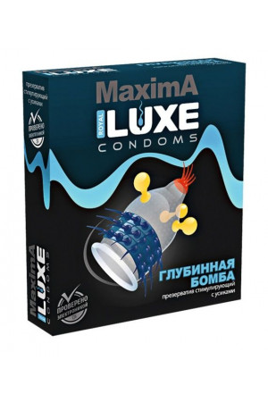 Презерватив LUXE Maxima «Глубинная бомба» - 1 шт.