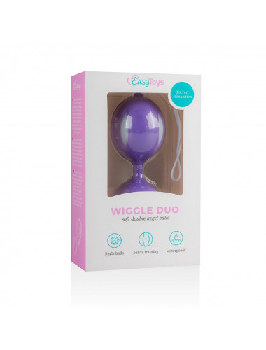 Фиолетовые вагинальные шарики Wiggle Duo