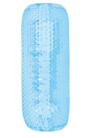 Голубой текстурированный мастурбатор Palm Stroker No.2