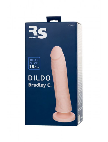 Фаллоимитатор rs silicone bradley c телесный 18,5 см