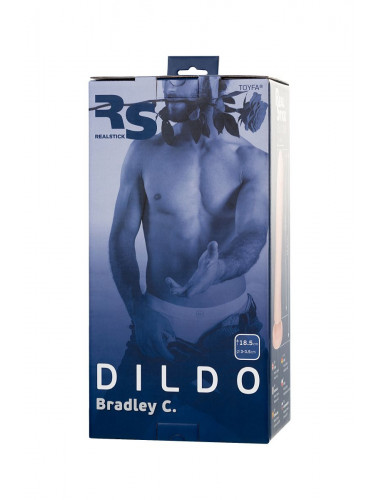 Фаллоимитатор rs silicone bradley c телесный 18,5 см