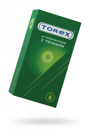 Презервативы точечные torex №12