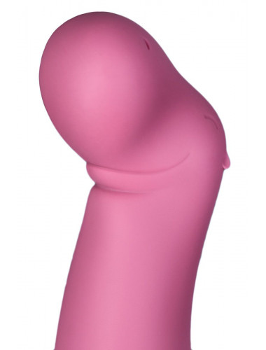 Вибратор Satisfyer Petting Hippo с загнутым кончиком - 22,9 см.