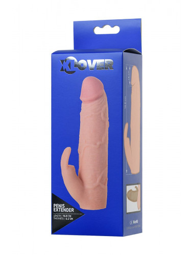 Насадка toyfa xlover для увеличения размера телесный 16,8 см