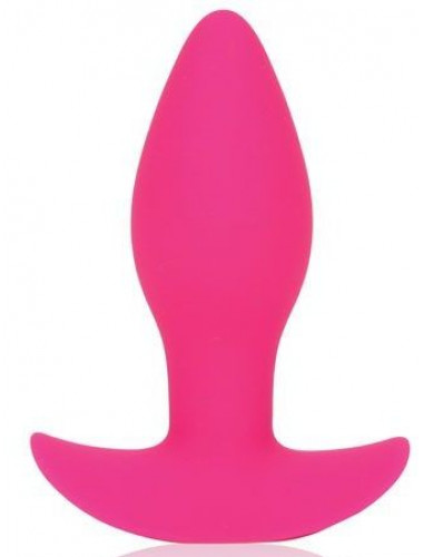 Анальная втулка sweet toys с вибрацией розовая 8,5 см