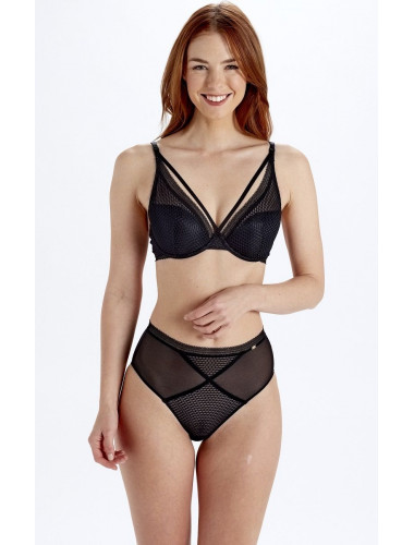 Высокие сетчатые трусики High Waisted Brief