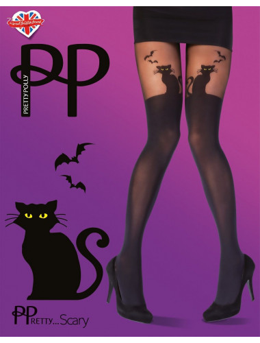 Колготки с имитацией чулок Halloween Cat Tights