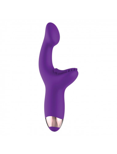 Фиолетовый массажёр для G-точки G-Spot Pleaser - 19 см.