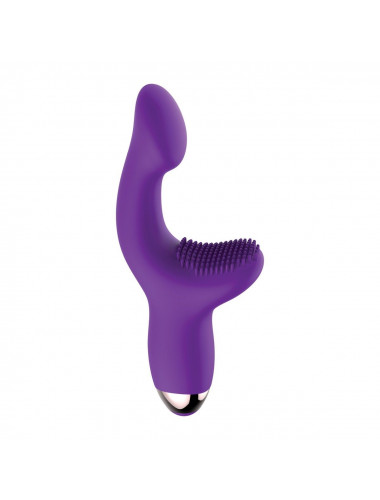 Фиолетовый массажёр для G-точки G-Spot Pleaser - 19 см.