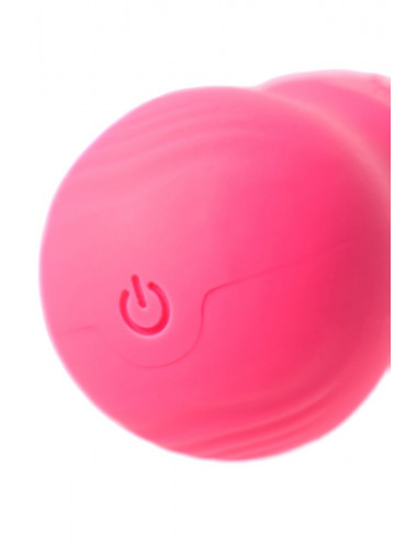 Стимулятор клитора ppp curu-curu c ротацией розовый 5,5 см